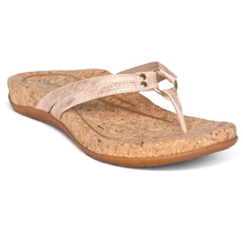Aetrex Blush Taylor Thong Flip Flop